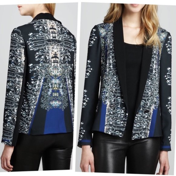 CLOVER CANION Russian Enamel Printed Jacket Size S $396 - Picture 3 of 9